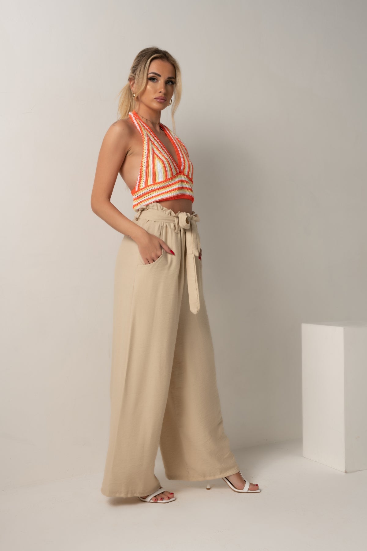 PANTALONI CON FASCIA 15598