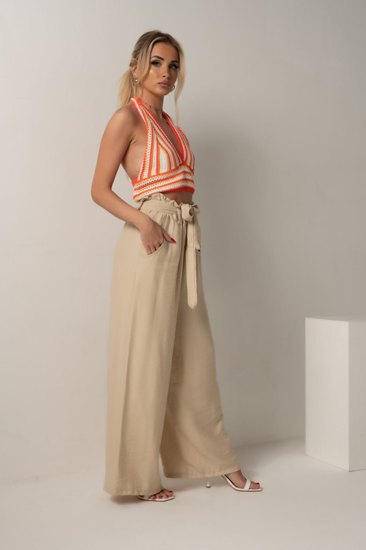 PANTALONI CON FASCIA 15598