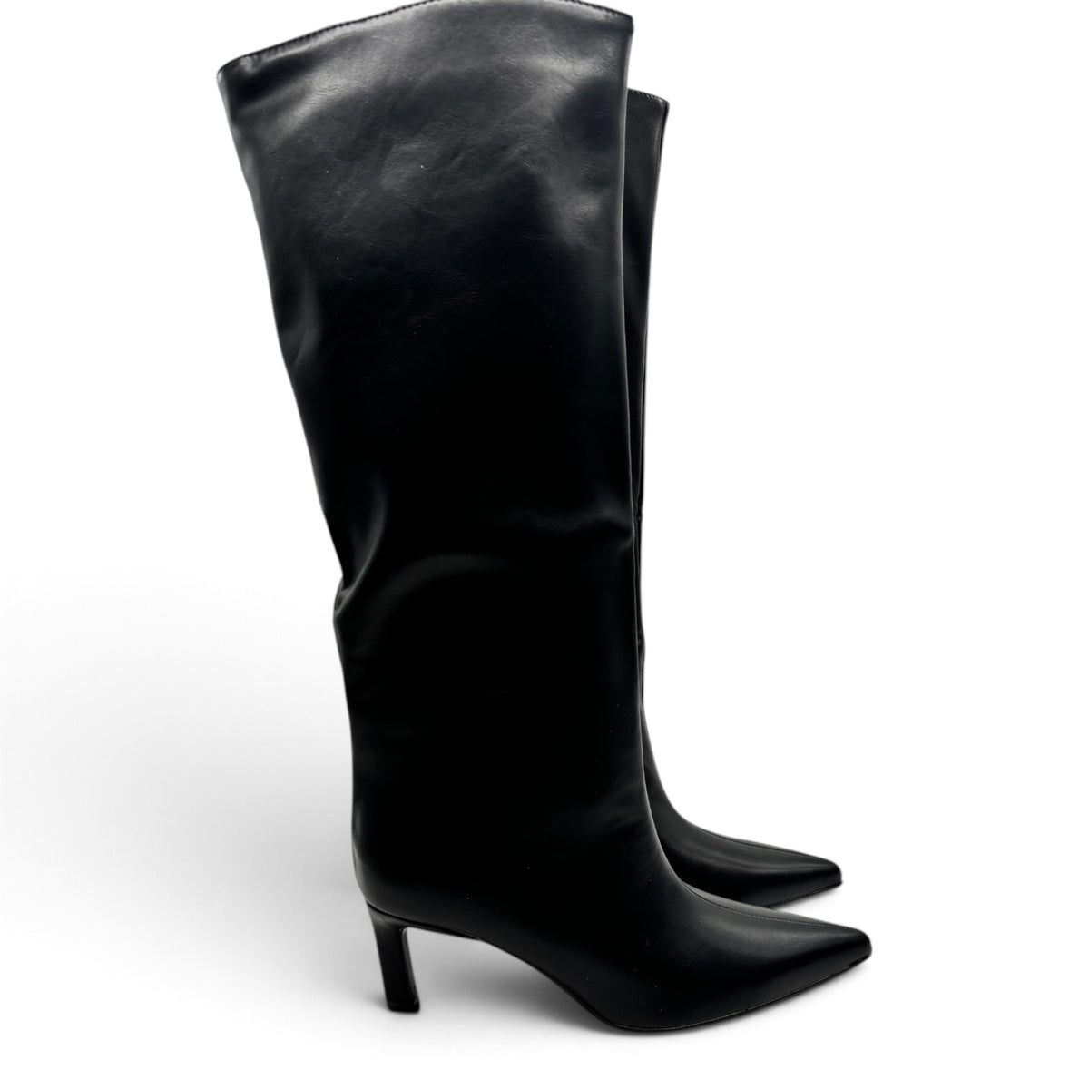 Batix Stivali al ginocchio pointed toe e tacco kitten heel GA047