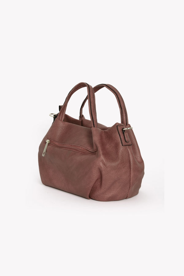HJ826 BORSA A MANO CON DOPPIO MANICO TRACOLLA LUNGA REGOLABILE