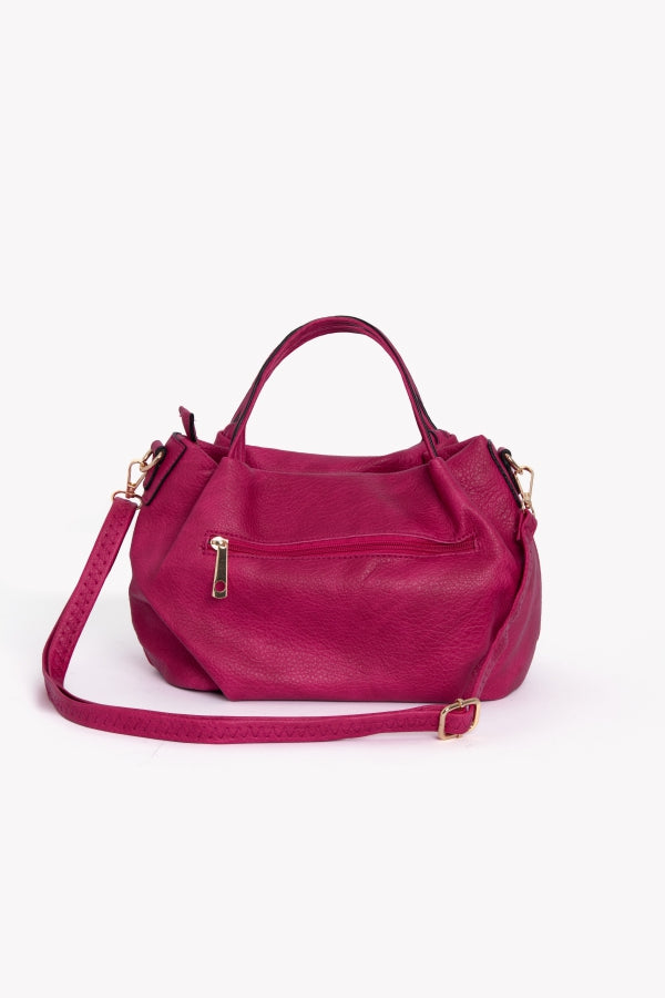HJ826 BORSA A MANO CON DOPPIO MANICO TRACOLLA LUNGA REGOLABILE