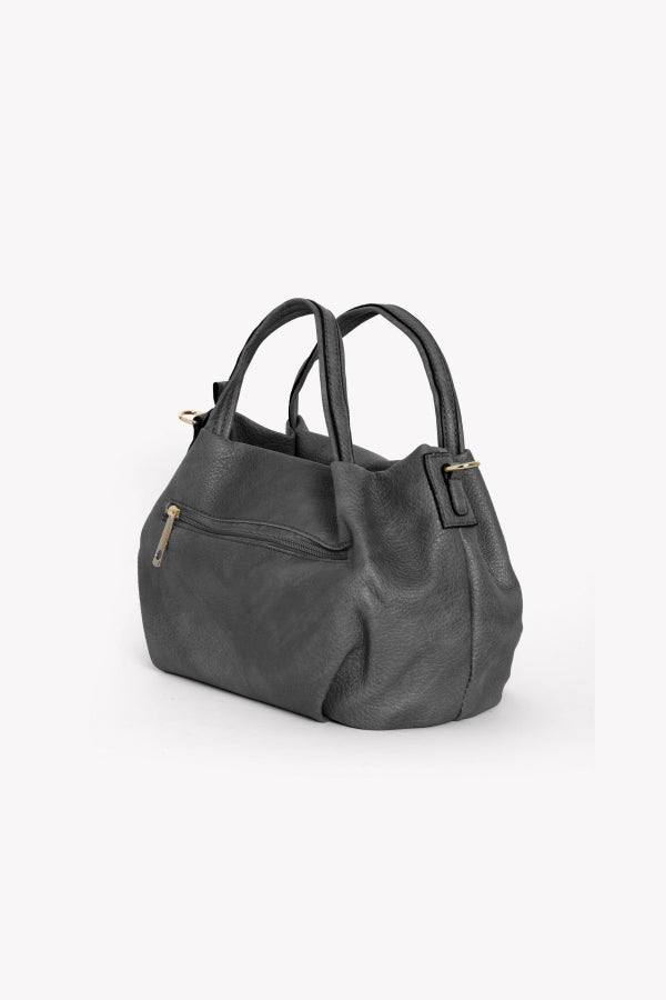 HJ826 BORSA A MANO CON DOPPIO MANICO TRACOLLA LUNGA REGOLABILE