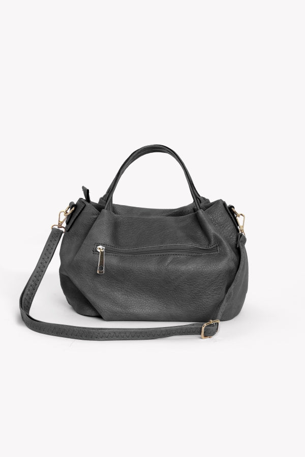 HJ826 BORSA A MANO CON DOPPIO MANICO TRACOLLA LUNGA REGOLABILE