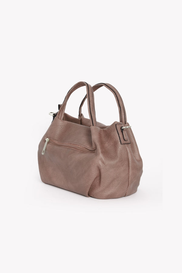 HJ826 BORSA A MANO CON DOPPIO MANICO TRACOLLA LUNGA REGOLABILE