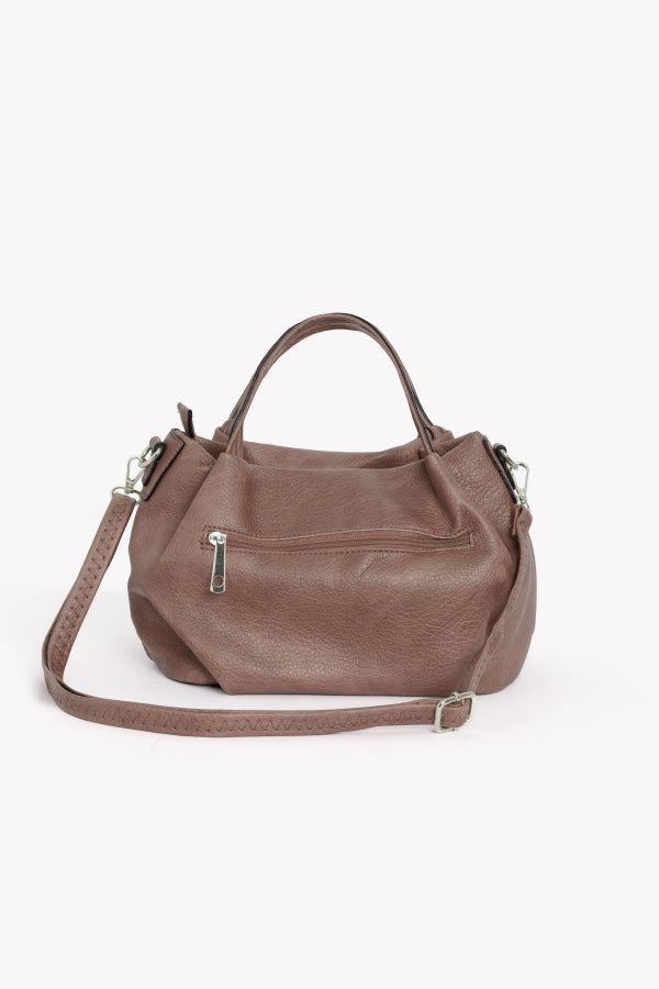 HJ826 BORSA A MANO CON DOPPIO MANICO TRACOLLA LUNGA REGOLABILE