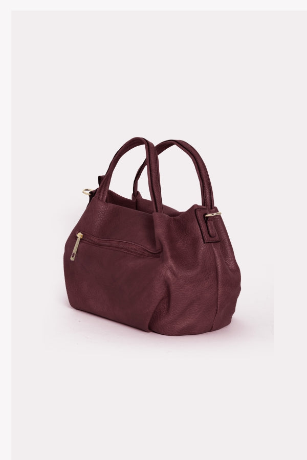 HJ826 BORSA A MANO CON DOPPIO MANICO TRACOLLA LUNGA REGOLABILE