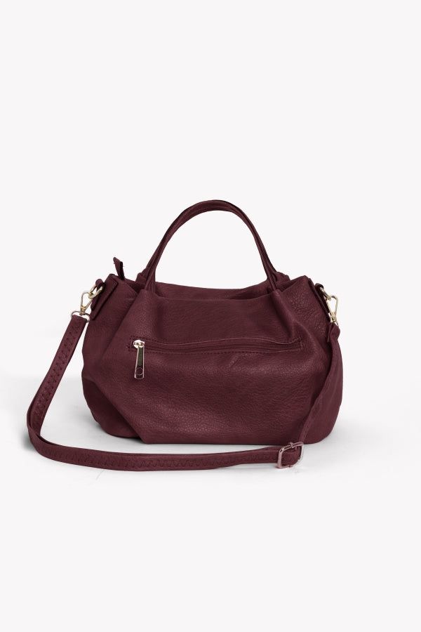 HJ826 BORSA A MANO CON DOPPIO MANICO TRACOLLA LUNGA REGOLABILE