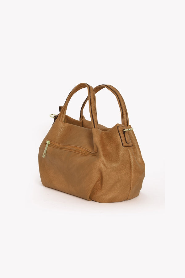 HJ826 BORSA A MANO CON DOPPIO MANICO TRACOLLA LUNGA REGOLABILE