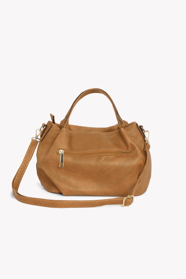 HJ826 BORSA A MANO CON DOPPIO MANICO TRACOLLA LUNGA REGOLABILE