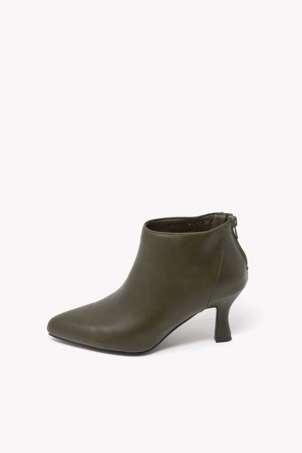 VB22511 TRONCHETTO VERDE CON ZIP CENTRALE E TACCO 6
