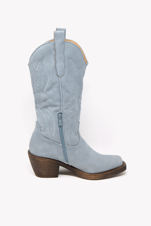 YG886 TEXANO BLU CHIARO CON MINI ZIP LATERALE