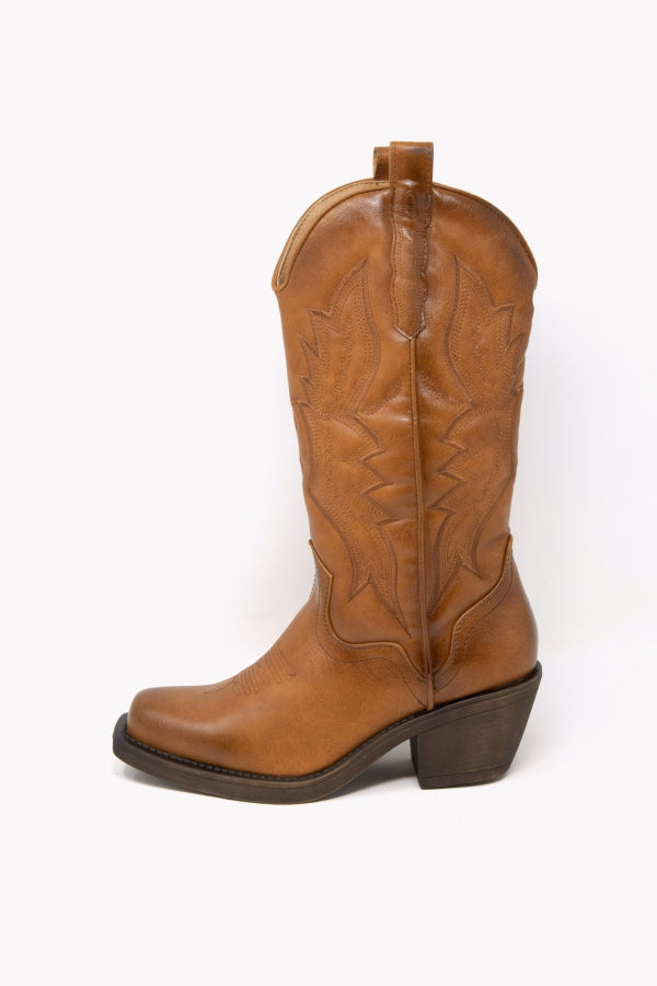 YG886 TEXANO CUOIO CON MINI ZIP LATERALE