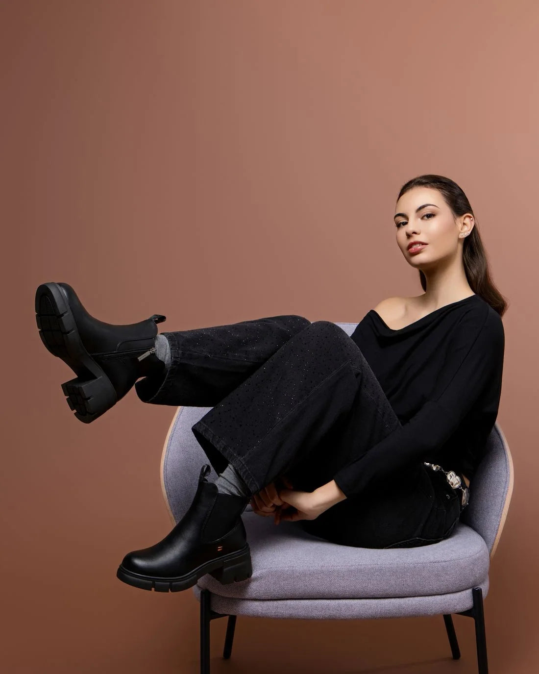 Refresh 172905 Stivaletto da donna con tacco