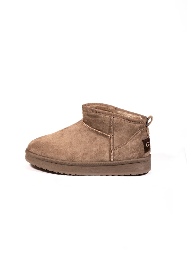 ANKLE BOOTS 2000-81 SUEDE WITH FLATFORM SOLE CAMEL