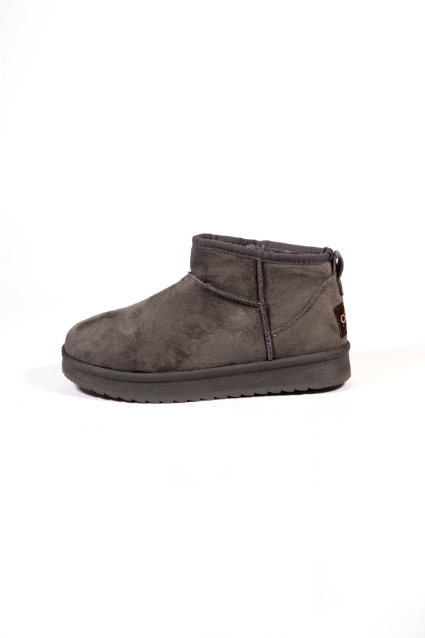 ANKLE BOOTS 2000-81 SUEDE WITH GRAY FLATFORM SOLE