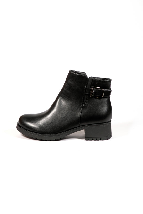 ANKLE BOOTS 21-63 WITH BLACK BUCKLE