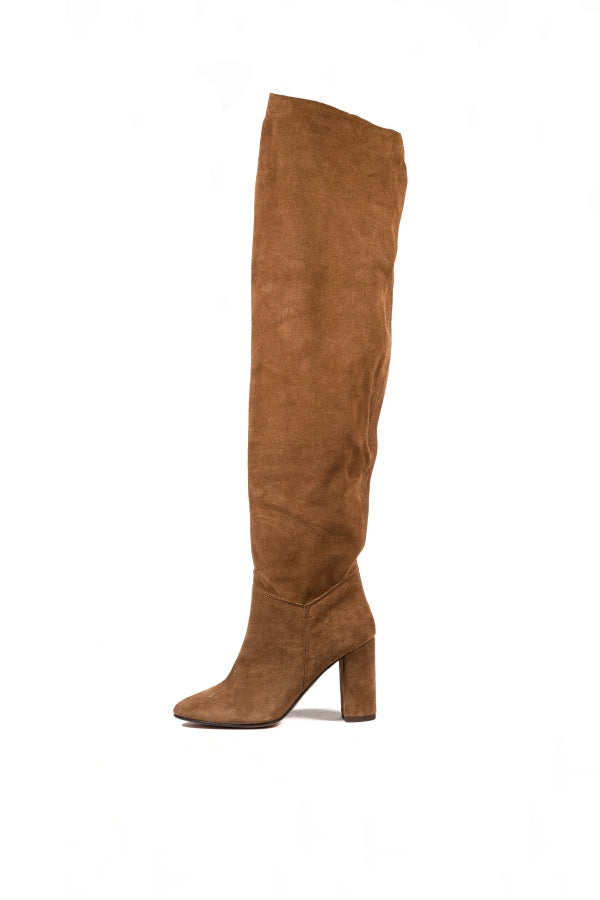 SARA10 CUISSARD BOOT IN SUEDE LEATHER