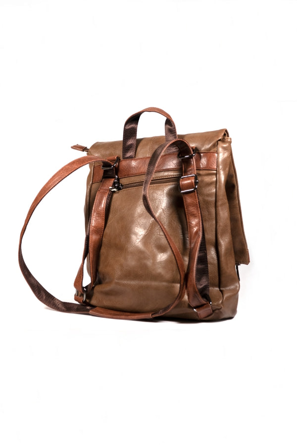 BACKPACK 1652H315 WITH KHAKI FLAP