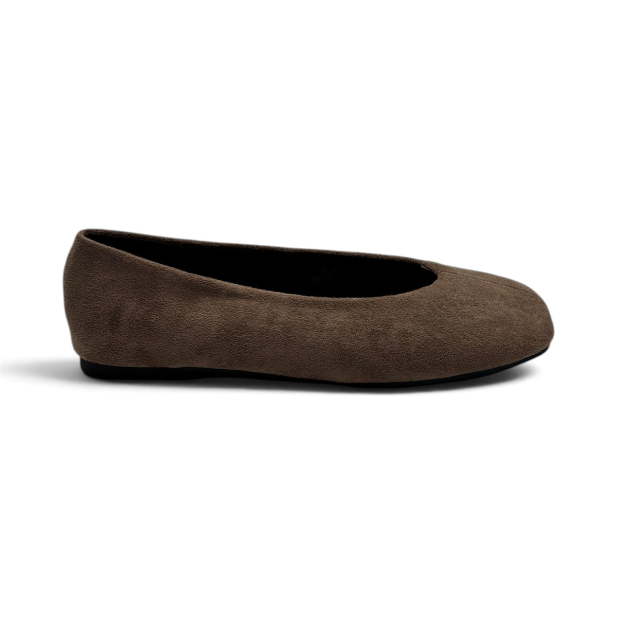 Batix KL2959 Ballerine effetto scamosciato con scollatura geometrica a V