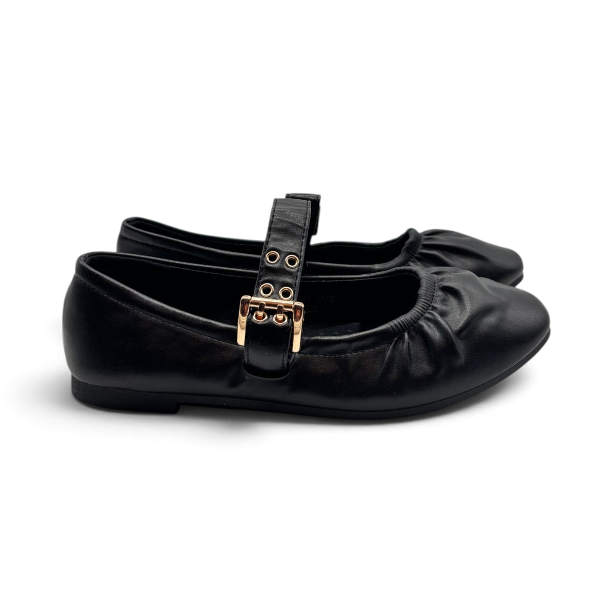 Batix 55-A110 Mary Jane ballerine arricciate con punta tonda