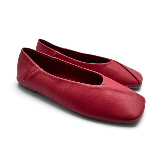 Batix P-1547 Ballerine con scollatura accollata e punta squadrata