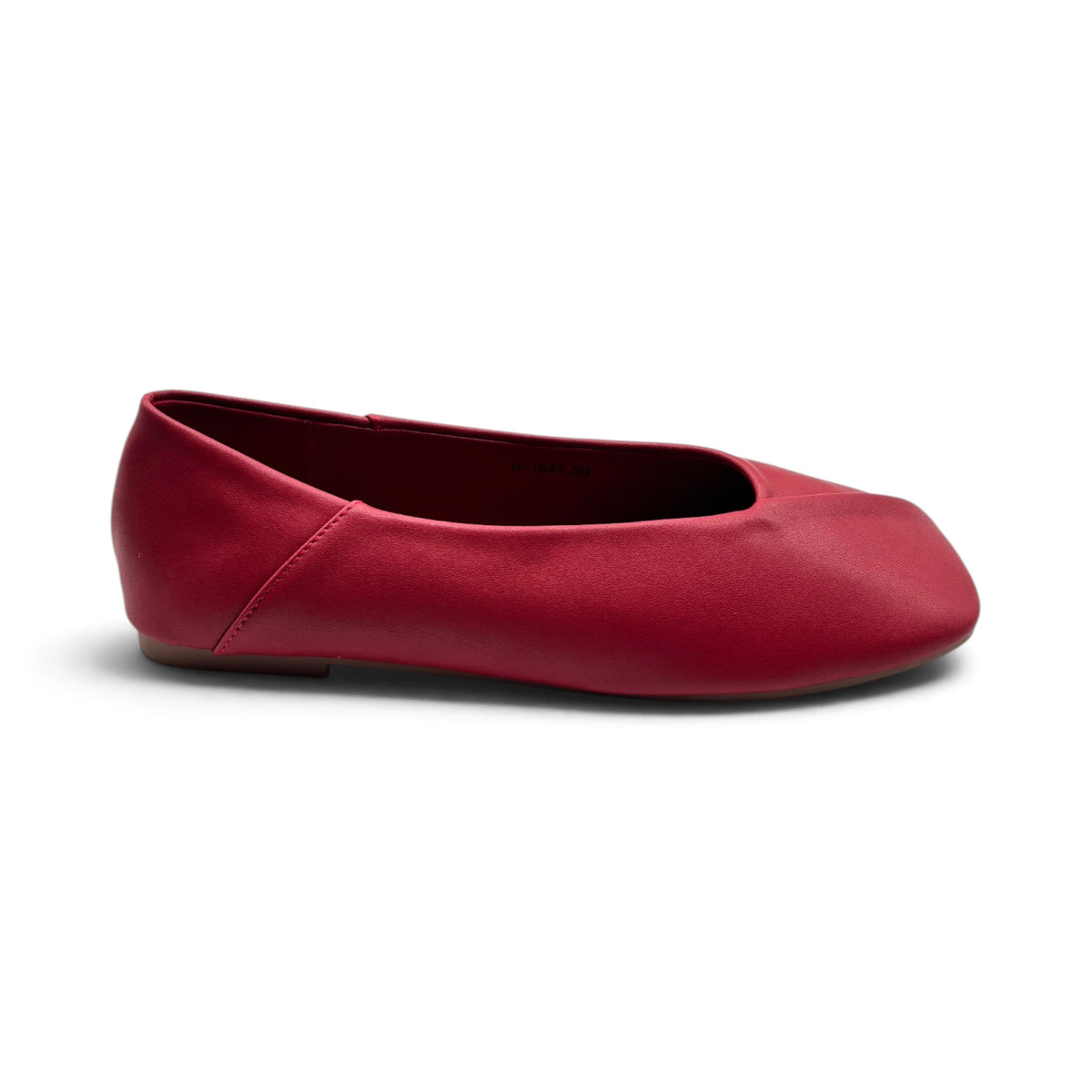 Batix P-1547 Ballerine con scollatura accollata e punta squadrata