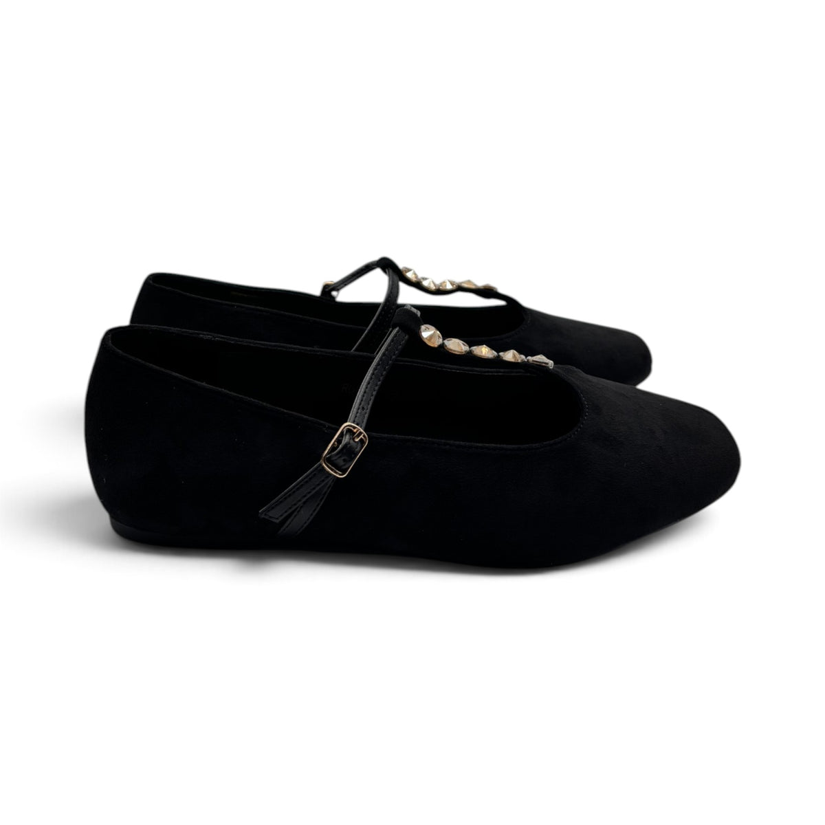 Batix R6801 Ballerine Mary Jane con cinturino con strass