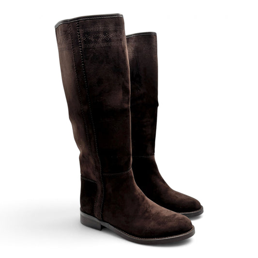 Batix Stivali scamosciati campero/equestre a tacco basso M6790