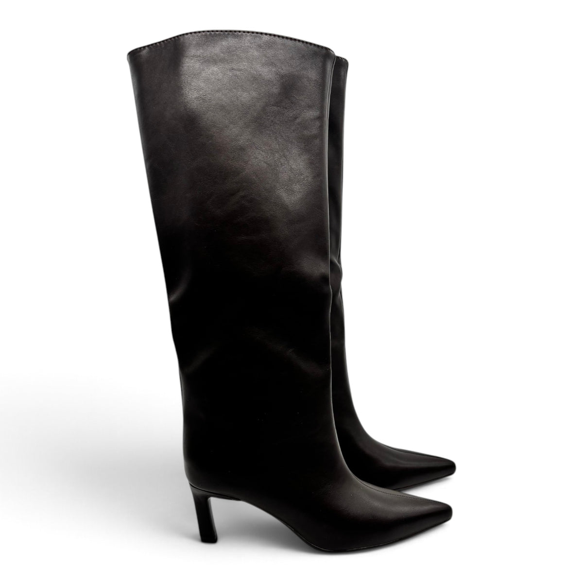 Batix Stivali al ginocchio pointed toe e tacco kitten heel GA047