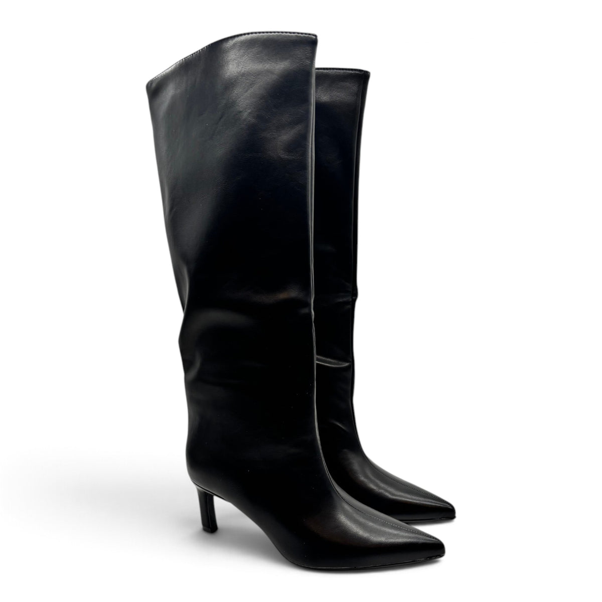 Batix Stivali al ginocchio pointed toe e tacco kitten heel GA047