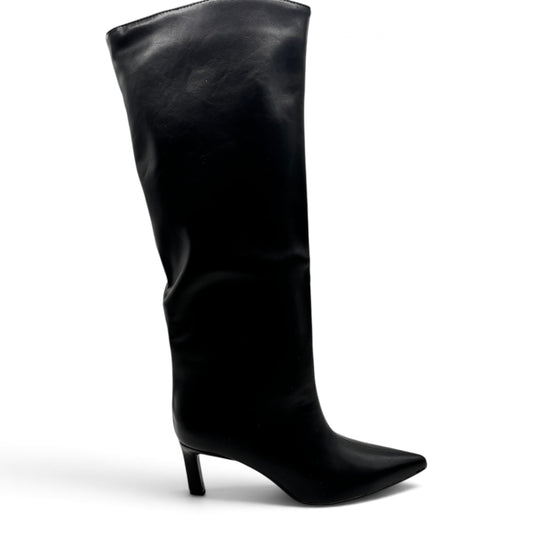Batix Stivali al ginocchio pointed toe e tacco kitten heel GA047