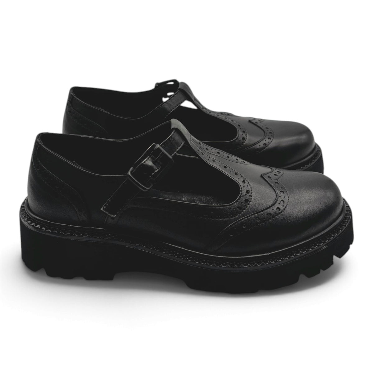 Sofia Mare 12047 Mary Jane in vera pelle stile brogue