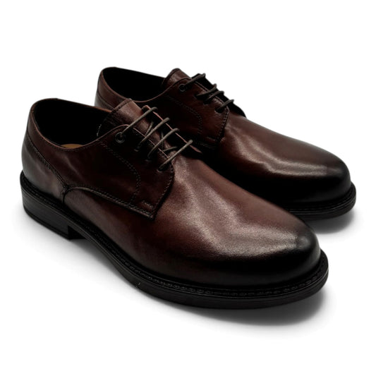 Exton AX20 Derby stringate in pelle liscia
