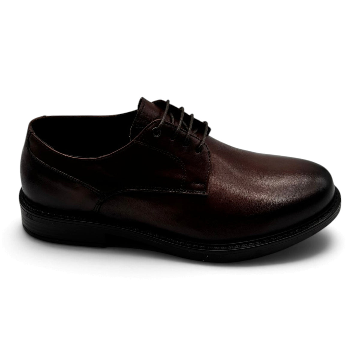 Exton AX20 Derby stringate in pelle liscia