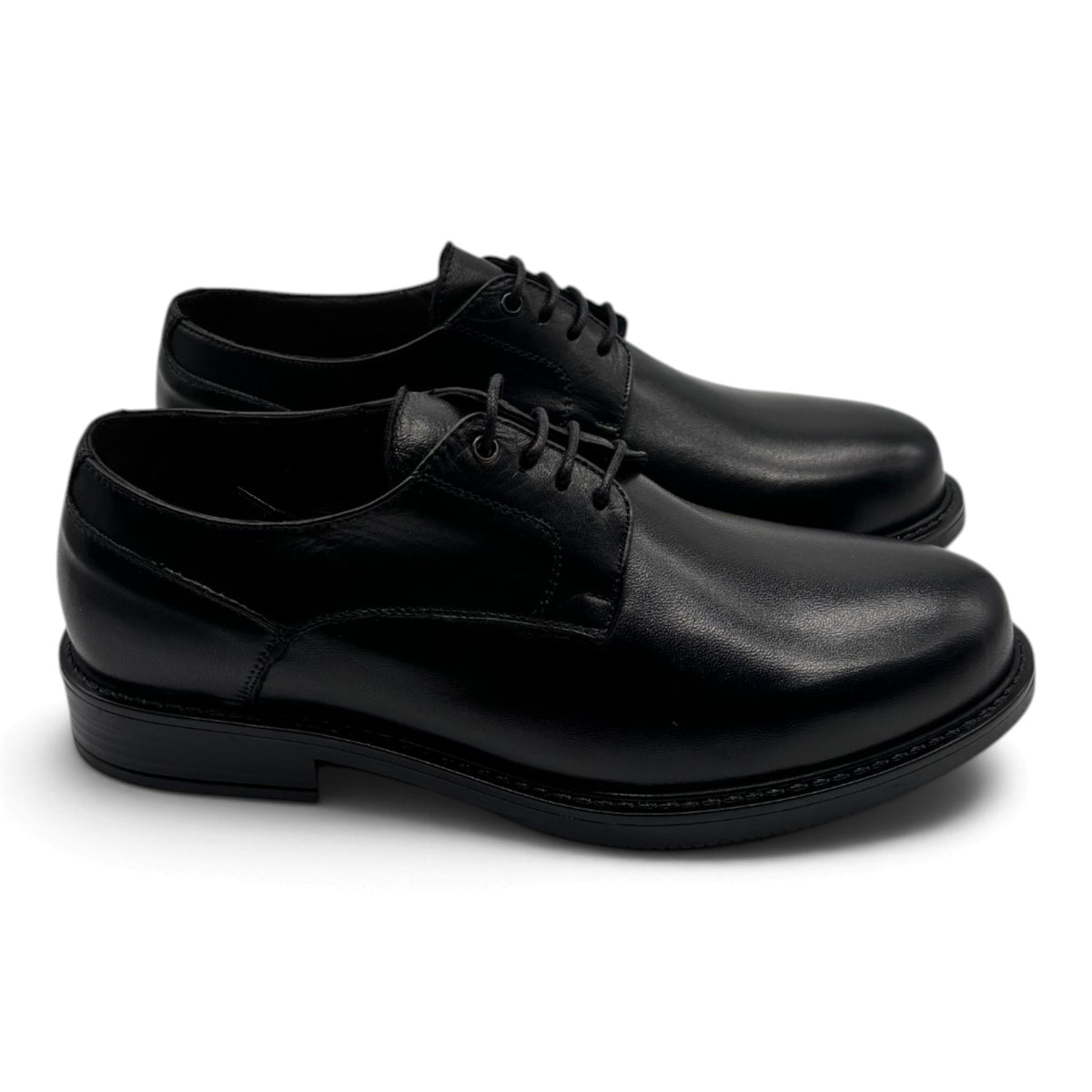 Exton AX20 Derby stringate in pelle liscia
