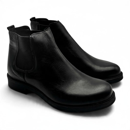 Deky 403 Stivaletti classici in vera pelle con inserti elasticizzati laterali