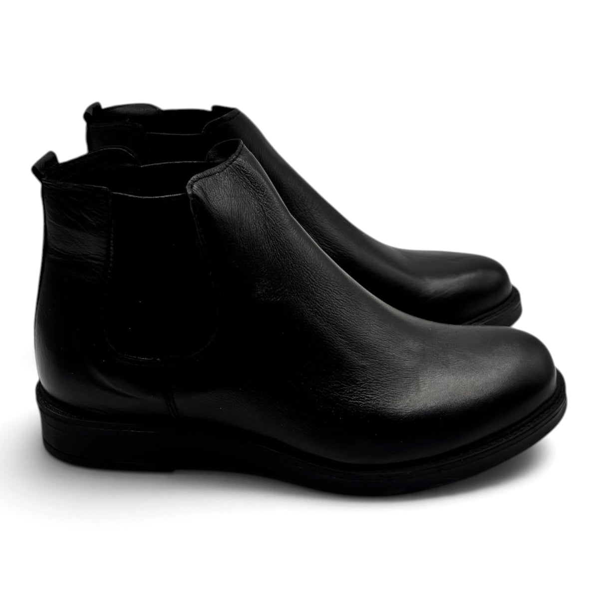 Deky 403 Stivaletti classici in vera pelle con inserti elasticizzati laterali