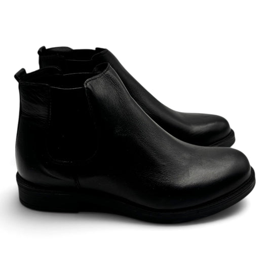 Deky 403 Stivaletti classici in vera pelle con inserti elasticizzati laterali