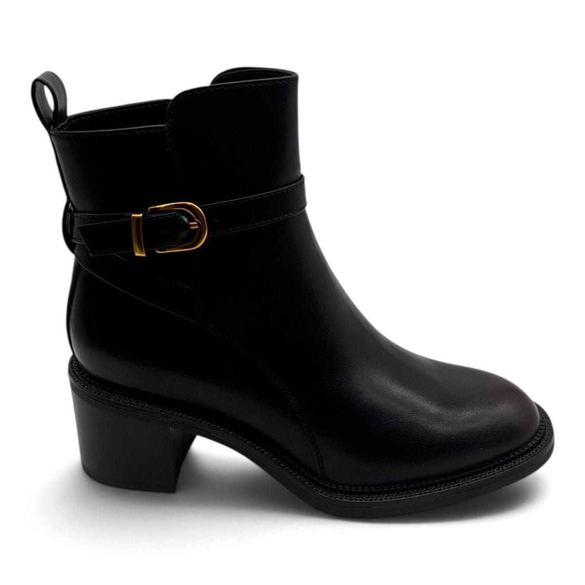 Gold&Gold GR683 Tronchetti con cinturino e fibbia