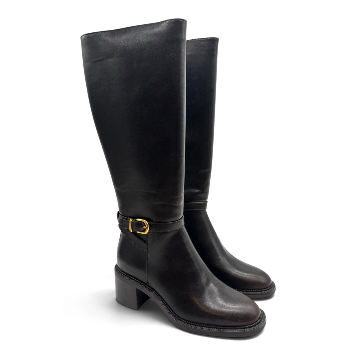 Gold&Gold GR682 Stivale alto con cinturino decorativo alla caviglia