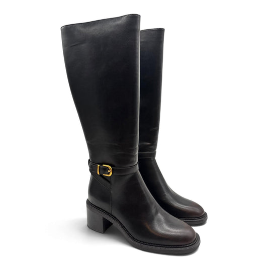 Gold&Gold GR682 Stivale alto con cinturino decorativo alla caviglia