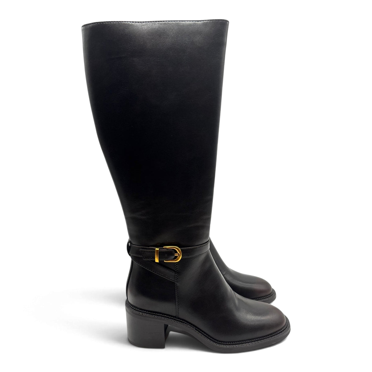 Gold&Gold GR682 Stivale alto con cinturino decorativo alla caviglia