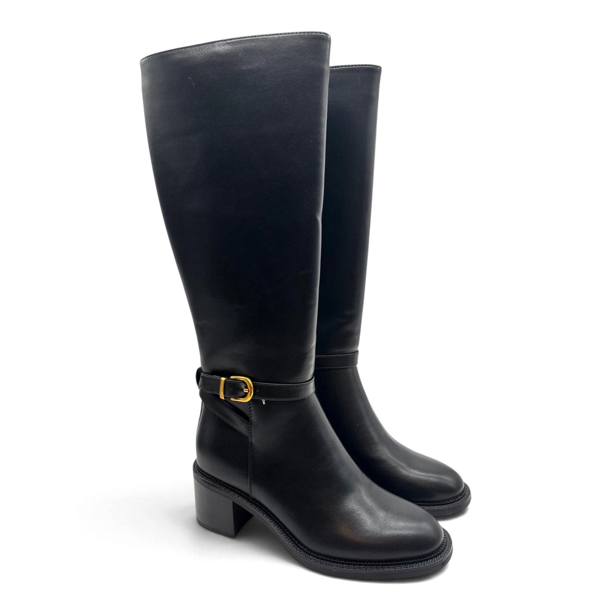 Gold&Gold GR682 Stivale alto con cinturino decorativo alla caviglia