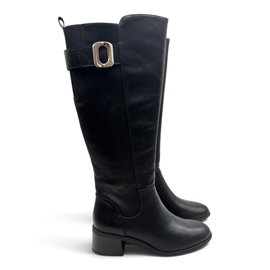 Gold&Gold Stivali alti dalla silhouette elegante con fibbia