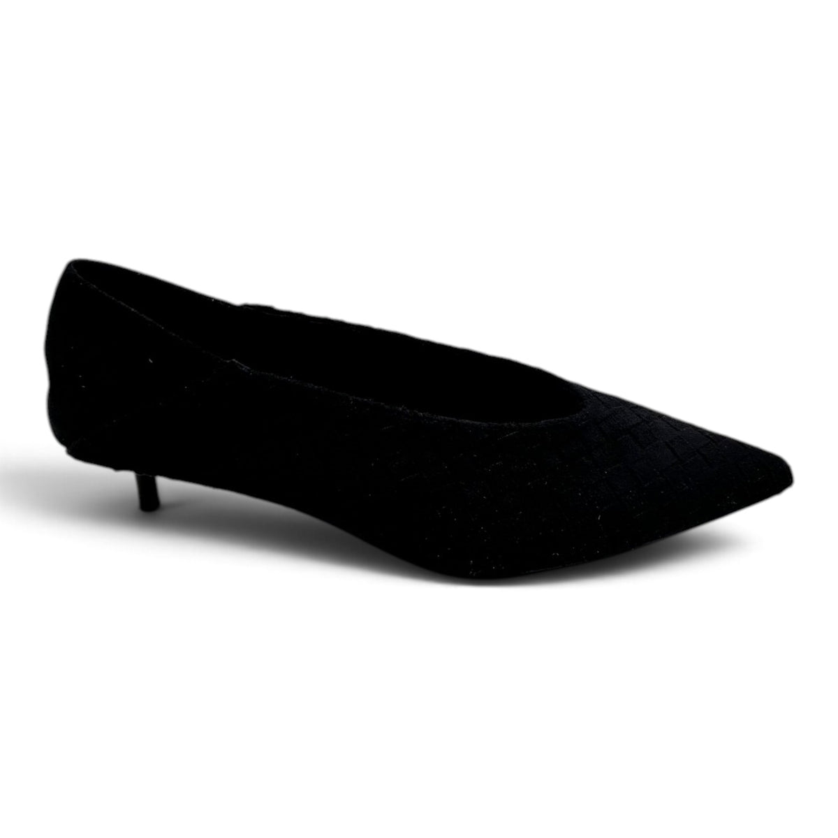 Batix 333-362 Dècolletè kitten heel effetto scamosciato intrecciato