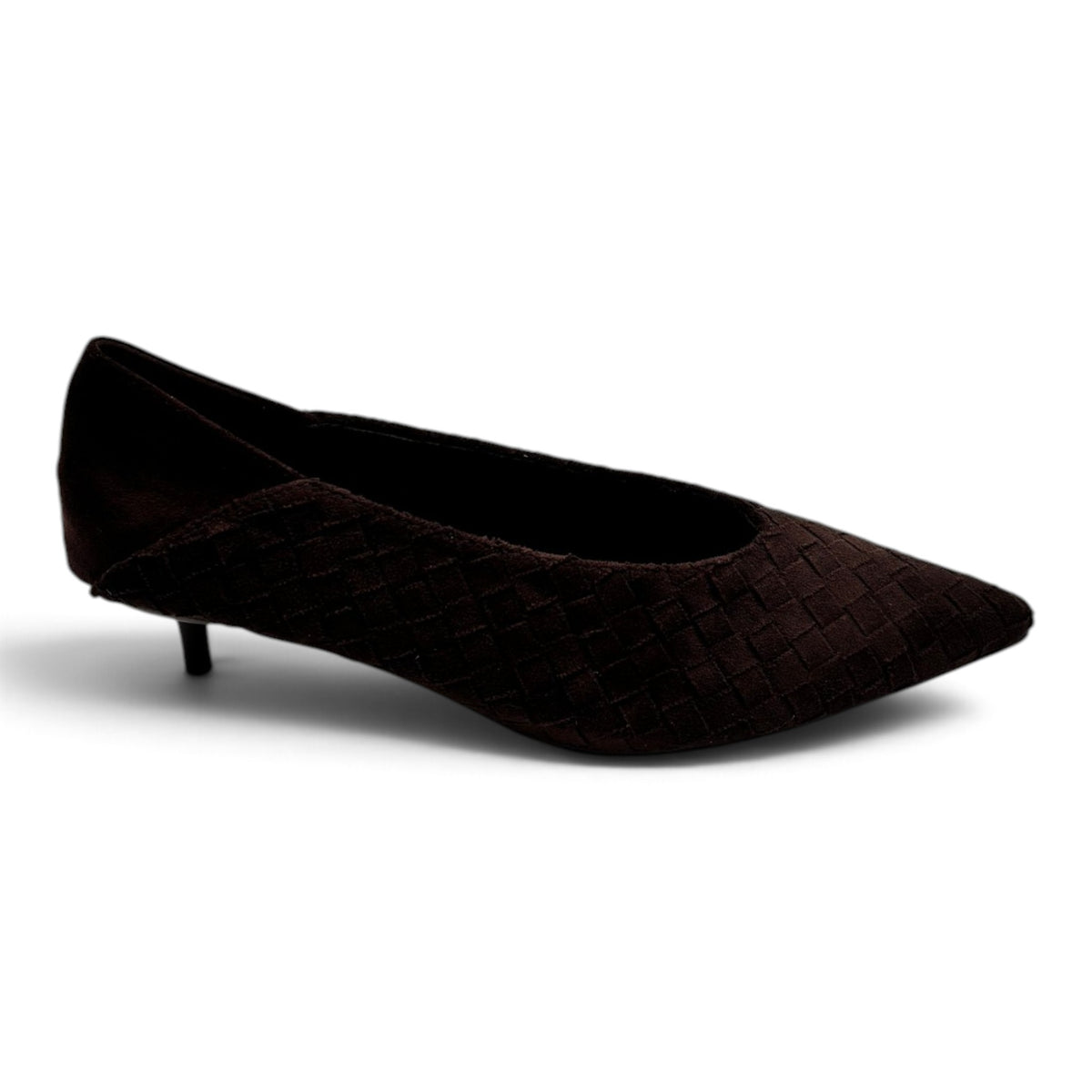 Batix 333-362 Dècolletè kitten heel effetto scamosciato intrecciato