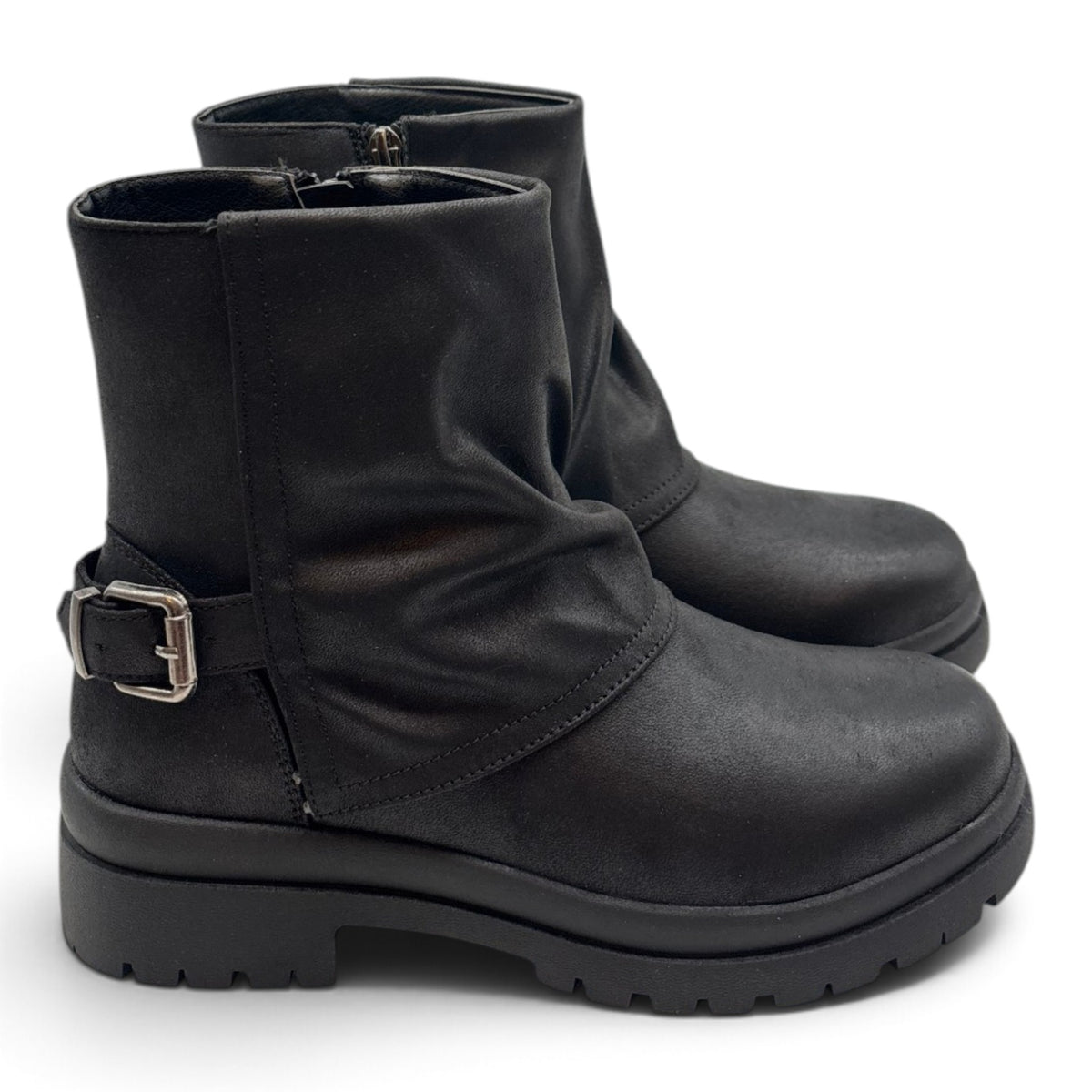 Batix 555 Stivaletti biker a effetto stropicciato