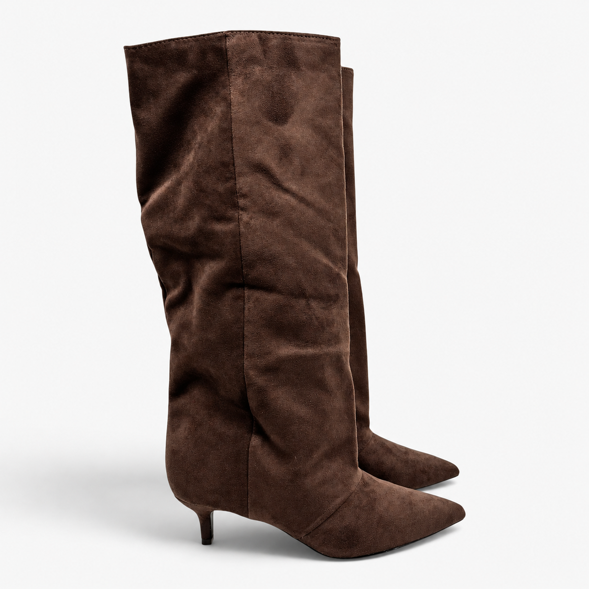Batix Stivali slouchy a tubo con tacco kitten heel H8-1351H
