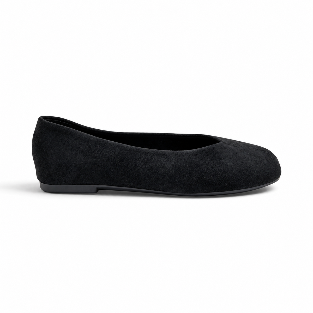 Batix KL2959 Ballerine effetto scamosciato con scollatura geometrica a V